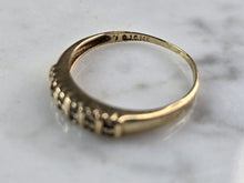 Load image into Gallery viewer, Womens Vintage Estate 14K Yellow Gold Diamond Ring, 1.8g E7032