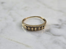 Load image into Gallery viewer, Womens Vintage Estate 14K Yellow Gold Diamond Ring, 1.8g E7032