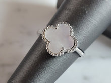 Load image into Gallery viewer, Womens Sterling Silver 4 Leaf Clover Ring 1.9g E7035