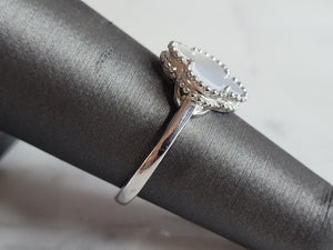 Womens Sterling Silver 4 Leaf Clover Ring 1.9g E7035