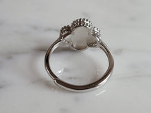 Load image into Gallery viewer, Womens Sterling Silver 4 Leaf Clover Ring 1.9g E7035