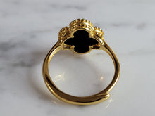 Load image into Gallery viewer, Womens Sterling Silver 4 Leaf Clover Ring 1.9g E7042