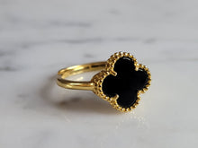 Load image into Gallery viewer, Womens Sterling Silver 4 Leaf Clover Ring 1.9g E7042