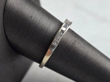 Load image into Gallery viewer, Womens Vintage Estate 14k White Gold Diamond Ring 2.4g #E7047