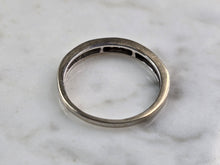 Load image into Gallery viewer, Womens Vintage Estate 14k White Gold Diamond Ring 2.4g #E7047
