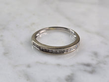 Load image into Gallery viewer, Womens Vintage Estate 14k White Gold Diamond Ring 2.4g #E7047