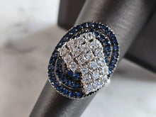Load image into Gallery viewer, Womens Vintage Estate Sterling Silver Art Deco Style Ring 7.6g E7049