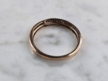 Load image into Gallery viewer, Womens Vintage Estate 10K Rose Gold Diamond Ring 1.4g #E7050