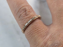 Load image into Gallery viewer, Womens Vintage Estate 10K Rose Gold Diamond Ring 1.4g #E7050