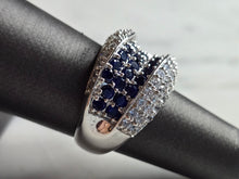Load image into Gallery viewer, Womens Vintage Estate Sterling Silver Art Deco Style Ring 8.7g E7051