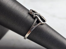 Load image into Gallery viewer, Womens Vintage Estate Sterling Silver Kitten Cat Ring 1.9g E7065