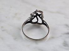 Load image into Gallery viewer, Womens Vintage Estate Sterling Silver Kitten Cat Ring 1.9g E7065