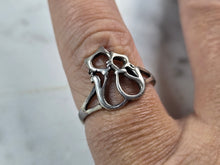 Load image into Gallery viewer, Womens Vintage Estate Sterling Silver Kitten Cat Ring 1.9g E7065