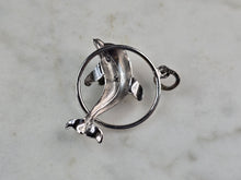 Load image into Gallery viewer, Womens Vintage Estate Sterling Silver Dolphin Pendant 1.5g E7066