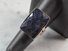 Load image into Gallery viewer, Womens Vintage Estate Sterling Silver Natural Sapphire Stone Ring 10.7g E7071