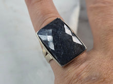 Load image into Gallery viewer, Womens Vintage Estate Sterling Silver Natural Sapphire Stone Ring 10.7g E7071