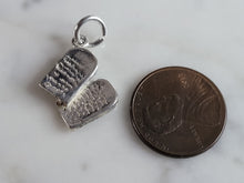 Load image into Gallery viewer, Sterling Silver Jewish Catholic Religious Ten Commandments Pendant 2.6g E7076