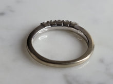 Load image into Gallery viewer, Womens Vintage Estate 14K White Gold Diamond Ring 3.4g #E7087
