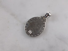 Load image into Gallery viewer, Womens Sterling Silver Virgin Mary Pendant Necklace 3.4g E7096