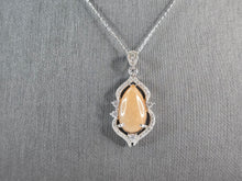 Load image into Gallery viewer, Womens Sterling Silver Modernist Pendant Necklace 6.6g E7102