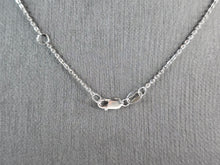 Load image into Gallery viewer, Womens Sterling Silver Modernist Rhodochrosite CZ Pendant Necklace 17.5g E7103
