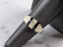 Load image into Gallery viewer, Womens Vintage Estate Sterling Silver Modernist Ring 3.2g E7109