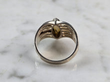 Load image into Gallery viewer, Womens Vintage Estate Sterling Silver Modernist Ring 5.1g E7114