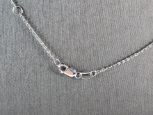 Load image into Gallery viewer, Womens Estate Sterling Silver Onyx Heart Pendant Necklace 10.9g E7119