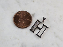 Load image into Gallery viewer, Womens Sterling Silver Initial Letter " H " Pendant 1.3g E7121