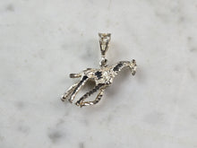 Load image into Gallery viewer, Womens Vintage Estate Sterling Silver Giraffe Pendant 2.7g E7122