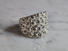 Load image into Gallery viewer, Womens Vintage Estate Sterling Silver Modernist Ring 8.8g E7124