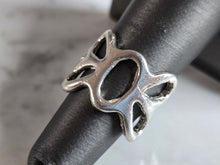 Load image into Gallery viewer, Womens Vintage Estate Sterling Silver Modernist Butterfly Ring 6.6g E7126