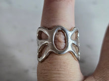 Load image into Gallery viewer, Womens Vintage Estate Sterling Silver Modernist Butterfly Ring 6.6g E7126