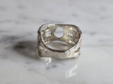 Load image into Gallery viewer, Womens Vintage Estate Sterling Silver Modernist Butterfly Ring 5.3g E7127