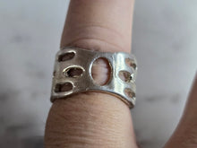 Load image into Gallery viewer, Womens Vintage Estate Sterling Silver Modernist Butterfly Ring 5.3g E7127