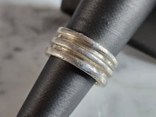 Load image into Gallery viewer, Womens Vintage Estate Sterling Silver Modernist Ring 9.7g E7131