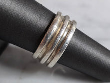 Load image into Gallery viewer, Womens Vintage Estate Sterling Silver Modernist Ring 9.7g E7131