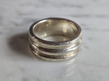 Load image into Gallery viewer, Womens Vintage Estate Sterling Silver Modernist Ring 9.7g E7131