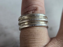 Load image into Gallery viewer, Womens Vintage Estate Sterling Silver Modernist Ring 9.7g E7131