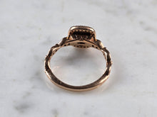Load image into Gallery viewer, Womens Vintage Estate 10K Rose Gold Diamond Ring 2.7g E7132