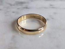 Load image into Gallery viewer, Womens Vintage Estate 14k Gold Wedding Ring Band, 2.5g E7161