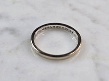 Load image into Gallery viewer, Womens Vintage Estate 14k White Gold Diamond Ring 2.2g E7161