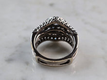 Load image into Gallery viewer, Womens Vintage Estate 14K White Gold Diamond Ring, 10.7g E7162
