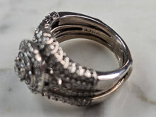 Load image into Gallery viewer, Womens Vintage Estate 14K White Gold Diamond Ring, 10.7g E7162