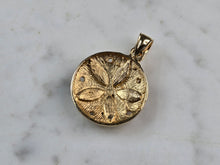 Load image into Gallery viewer, Womens Vintage Estate 14K Gold Opal Sand Dollar Pendant 6.1g E7166