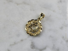 Load image into Gallery viewer, Sterling Silver Gold Tone Jewish Judaica Star of David Pendant, 1.0g E7179