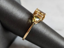 Load image into Gallery viewer, Womens Vintage Estate 14K Gold Beryl Ring 3.8g E7187