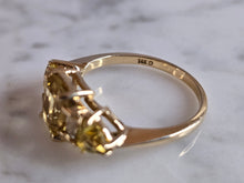 Load image into Gallery viewer, Womens Vintage Estate 14K Gold Beryl Ring 3.8g E7187