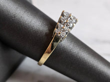 Load image into Gallery viewer, Womens Vintage Estate 14K Yellow Gold Diamond Ring 3.9g #E7189