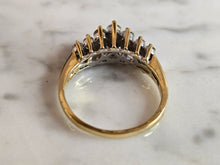 Load image into Gallery viewer, Womens Vintage Estate 14K Yellow Gold Diamond Ring 3.9g #E7189